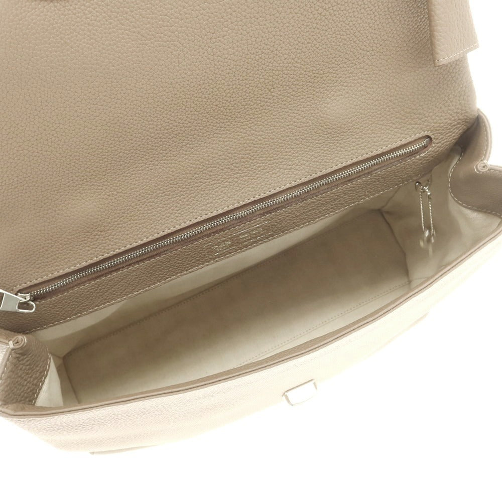 【中古】オオバセイホウ 大峽製鞄 レイロウ37 ミディアム シュリンクレザー ブリーフケース トープ系【 状態ランクA 】【 メンズ 】