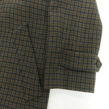 【中古】ピーティートリノ PT TORINO ウール チェック チェスターフィールドコート オリーブxネイビー【 46 】【 状態ランクB 】【 メンズ 】
