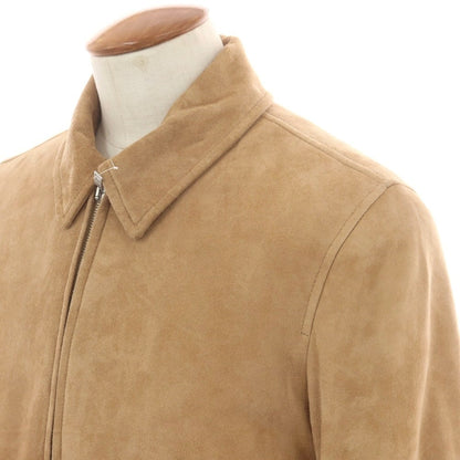 【中古】ピーティートリノ PT TORINO スエード 中綿 レザーブルゾン ベージュ【 48 】【 状態ランクC 】【 メンズ 】