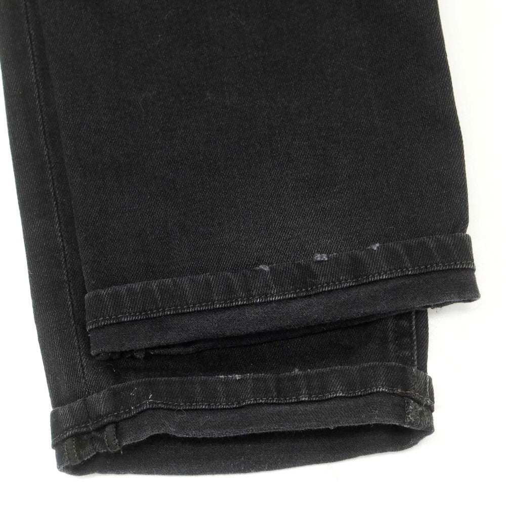 【中古】ピーティートリノ デニム PT TORINO DENIM REGGAE リペア加工 デニムパンツ ジーンズ ブラック【 32 】【 状態ランクB 】【 メンズ 】