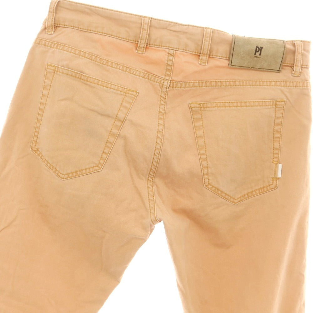 【中古】ピーティートリノ デニム PT TORINO DENIM ストレッチコットン 5ポケットパンツ オレンジ【サイズ32】【 状態ランクC 】【 メンズ 】[EPD]
