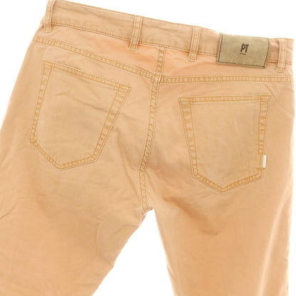 【中古】ピーティートリノ デニム PT TORINO DENIM ストレッチコットン 5ポケットパンツ オレンジ【 32 】【 状態ランクC 】【 メンズ 】