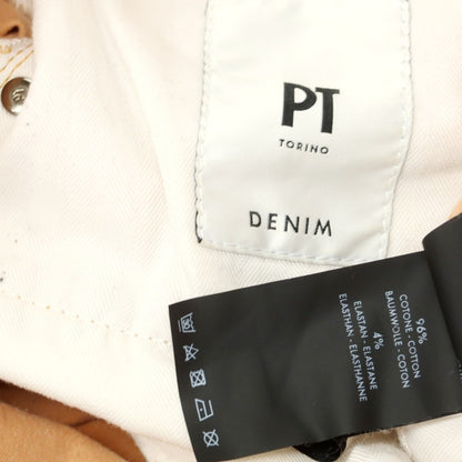 【中古】ピーティートリノ デニム PT TORINO DENIM ストレッチコットン 5ポケットパンツ オレンジ【 32 】【 状態ランクC 】【 メンズ 】