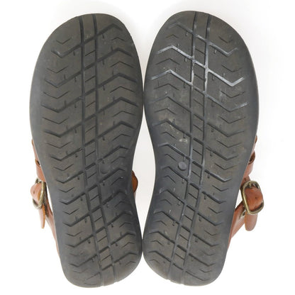 【中古】ゼウス ZEUS レザー グルカサンダル ブラウン【 41 】【 状態ランクC 】【 メンズ 】