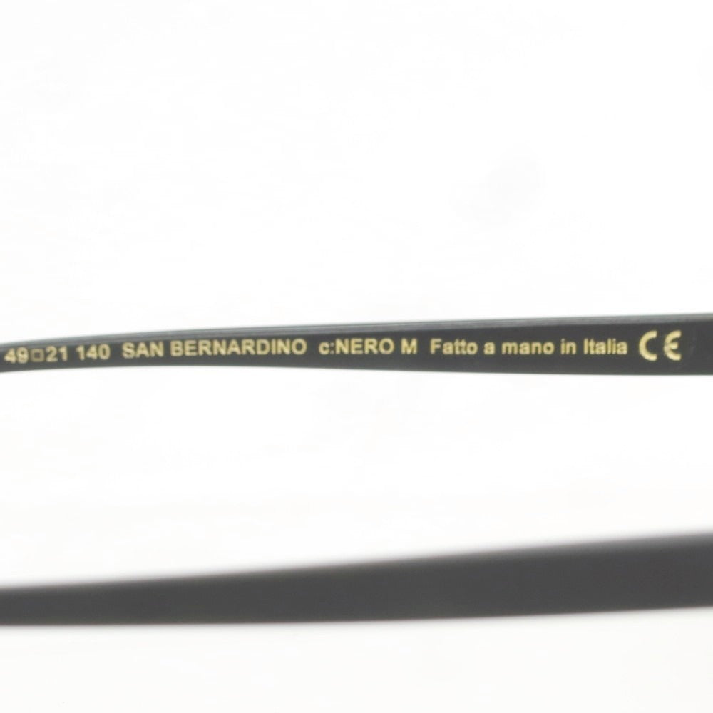 【中古】マファルダ 86 MAFALDA 86 SAN BERNARDINO サングラス マットブラック【 49□21 140 】【 状態ランクA 】【 メンズ 】