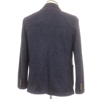 【中古】チルコロ1901 CIRCOLO 1901 コットン ジャージー ダブル6B カジュアルジャケット ネイビー【 50 】【 状態ランクB 】【 メンズ 】