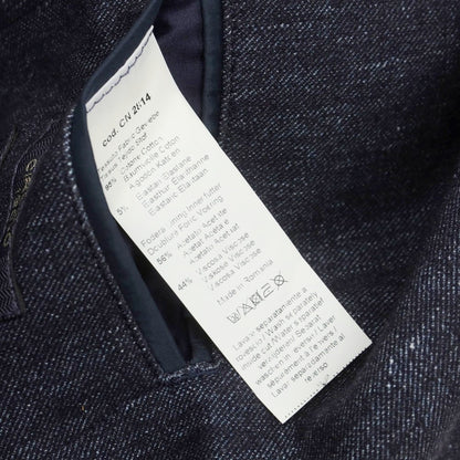 【中古】チルコロ1901 CIRCOLO 1901 コットン ジャージー ダブル6B カジュアルジャケット ネイビー【 50 】【 状態ランクB 】【 メンズ 】