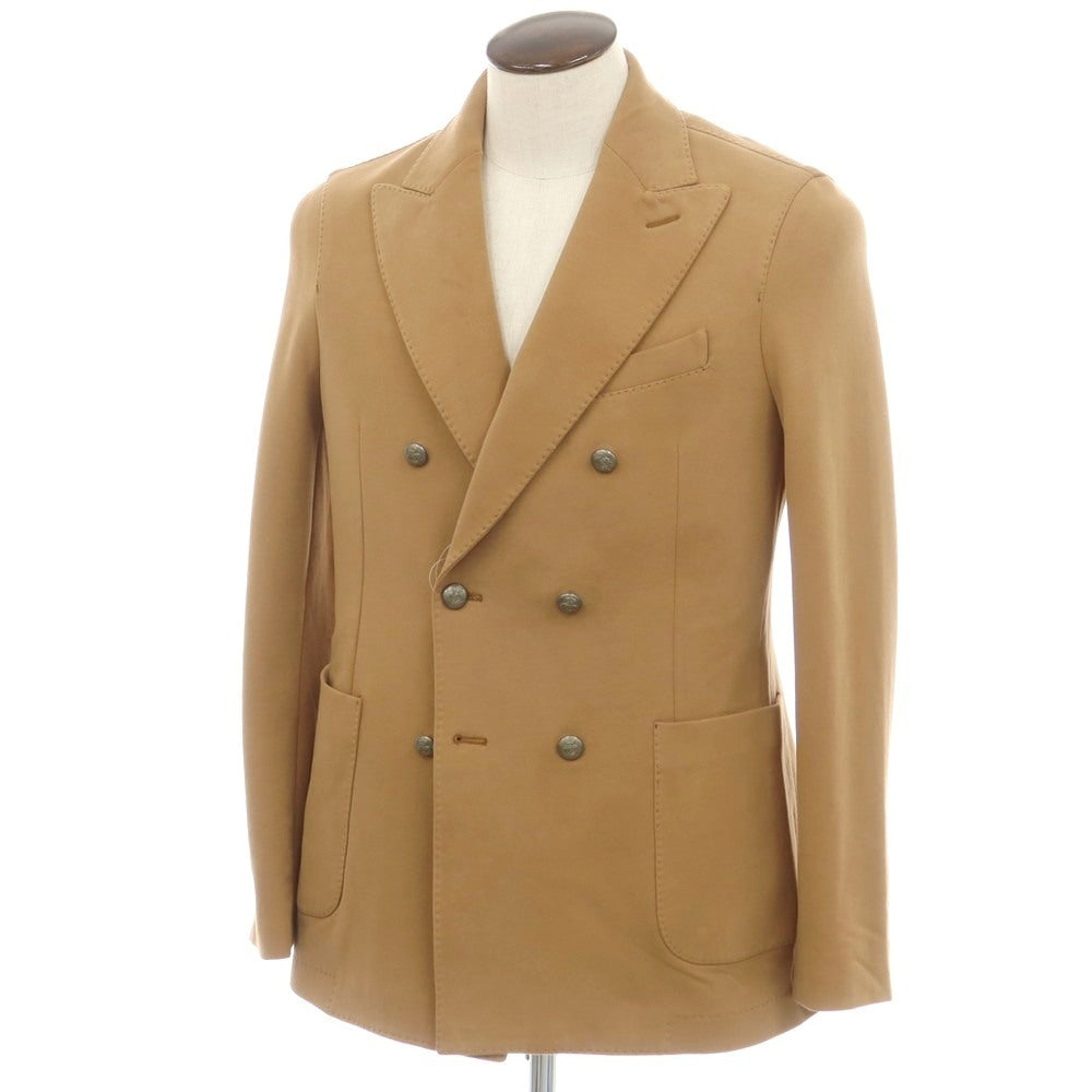 【中古】チルコロ1901 CIRCOLO 1901 コットン ジャージー ダブル6B カジュアルジャケット キャメル系【 50 】【 状態ランクB 】【 メンズ 】