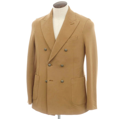 【中古】チルコロ1901 CIRCOLO 1901 コットン ジャージー ダブル6B カジュアルジャケット キャメル系【 50 】【 状態ランクB 】【 メンズ 】