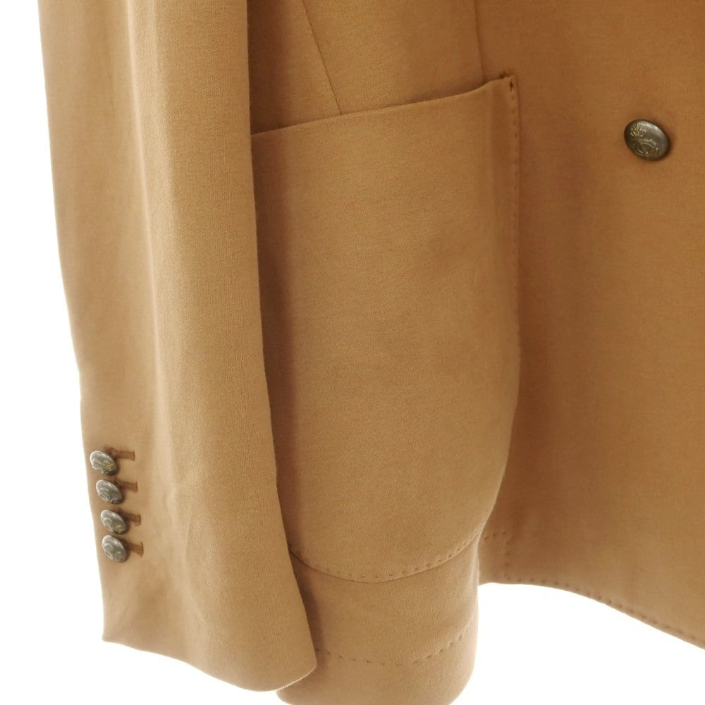 【中古】チルコロ1901 CIRCOLO 1901 コットン ジャージー ダブル6B カジュアルジャケット キャメル系【 50 】【 状態ランクB 】【 メンズ 】