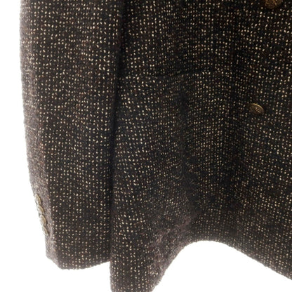 【中古】タリアトーレ TAGLIATORE ウール ダブル6B テーラードジャケット ブラウンxブラック【 52 】【 状態ランクB 】【 メンズ 】