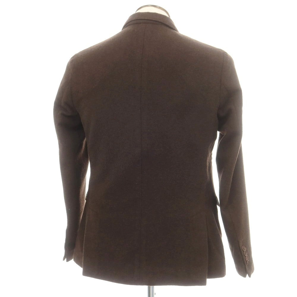 【中古】ベルネーゼ BERNESE MILANO ポリエステルウールレーヨン ダブル6B カジュアルジャケット ダークブラウン【 50 】【 状態ランクB 】【 メンズ 】