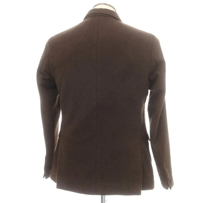 【中古】ベルネーゼ BERNESE MILANO ポリエステルウールレーヨン ダブル6B カジュアルジャケット ダークブラウン【 50 】【 状態ランクB 】【 メンズ 】