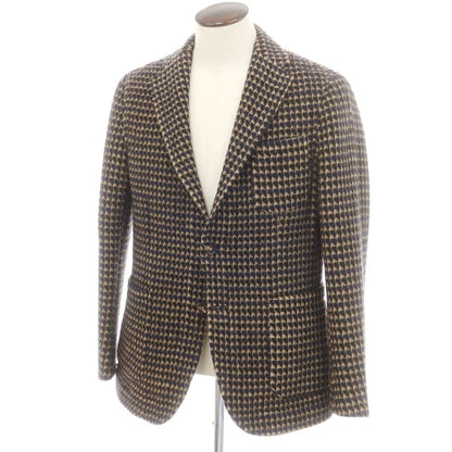 【中古】ザ ジジ THE GIGI ウールナイロン 2B カジュアルジャケット ネイビーxベージュ【 52 】【 状態ランクB 】【 メンズ 】