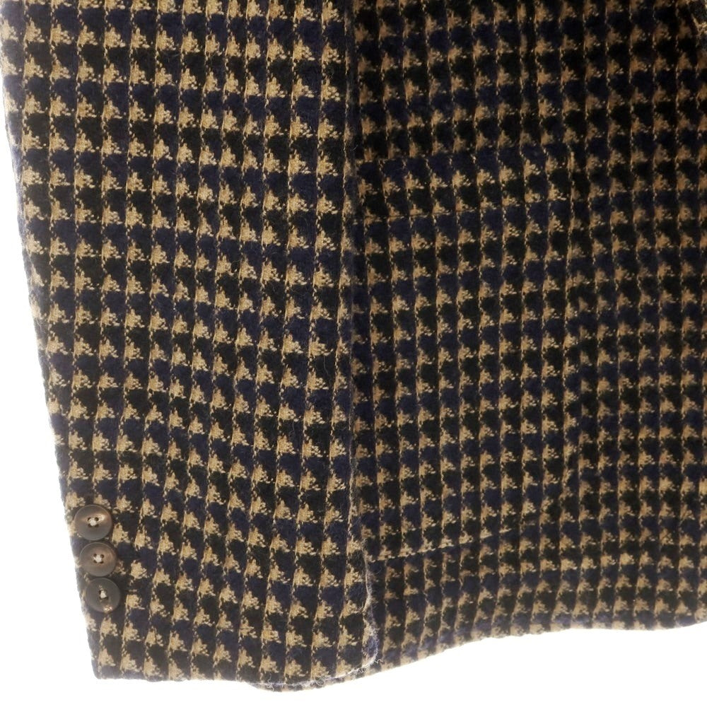 【中古】ザ ジジ THE GIGI ウールナイロン 2B カジュアルジャケット ネイビーxベージュ【 52 】【 状態ランクB 】【 メンズ 】