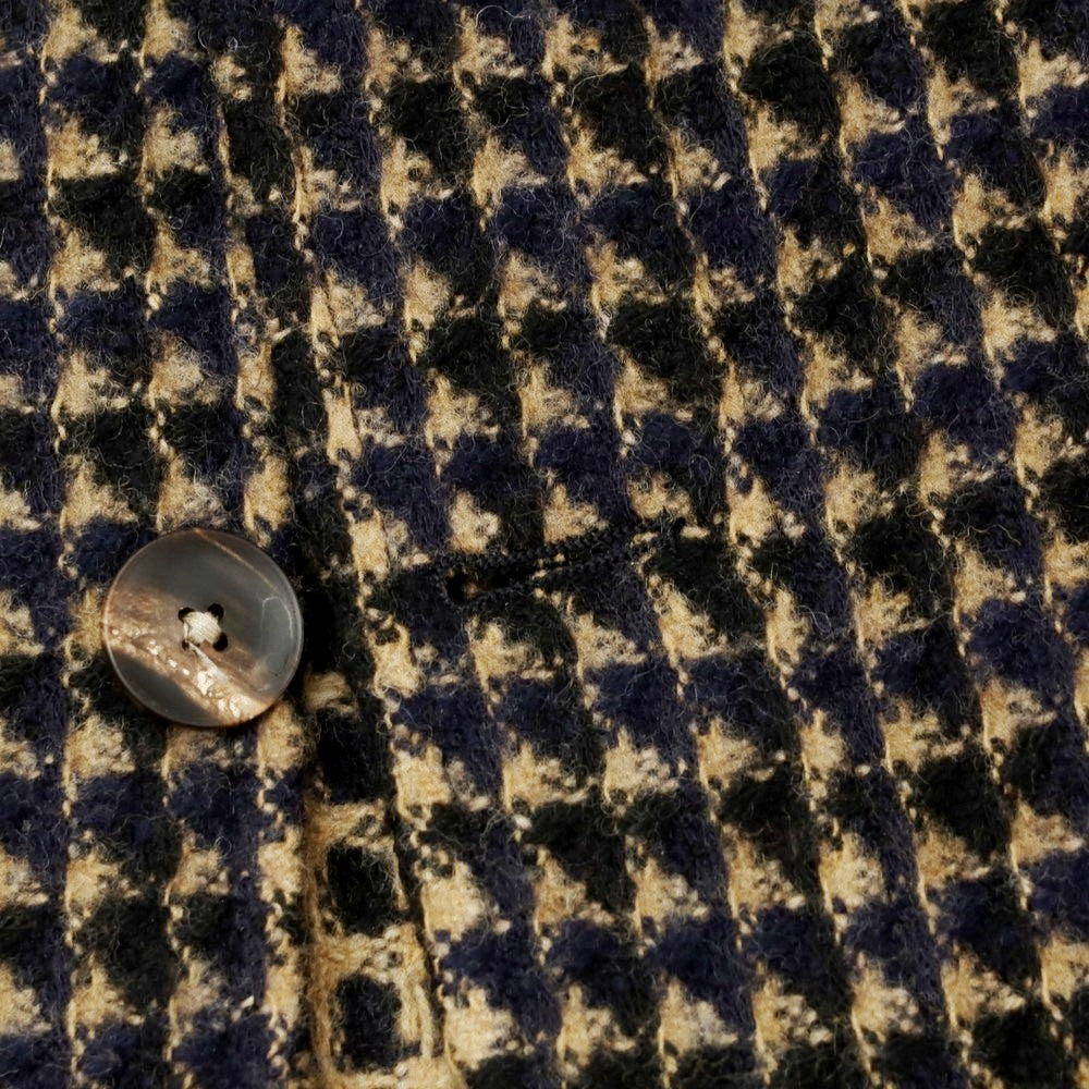 【中古】ザ ジジ THE GIGI ウールナイロン 2B カジュアルジャケット ネイビーxベージュ【 52 】【 状態ランクB 】【 メンズ 】