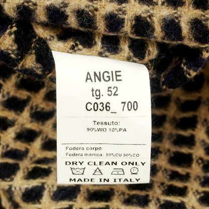 【中古】ザ ジジ THE GIGI ウールナイロン 2B カジュアルジャケット ネイビーxベージュ【 52 】【 状態ランクB 】【 メンズ 】