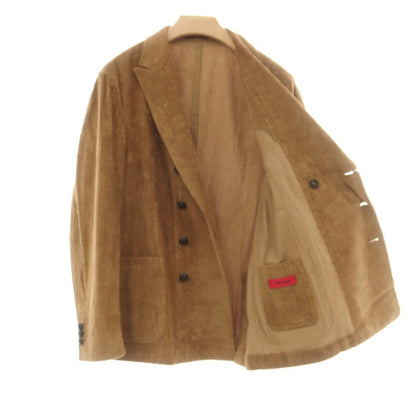 【中古】ザ ジジ THE GIGI ZIGGY 太畝コーデュロイ ダブル8B カジュアルジャケット ダークベージュ【 52 】【 状態ランクC 】【 メンズ 】