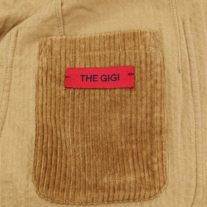 【中古】ザ ジジ THE GIGI ZIGGY 太畝コーデュロイ ダブル8B カジュアルジャケット ダークベージュ【 52 】【 状態ランクC 】【 メンズ 】