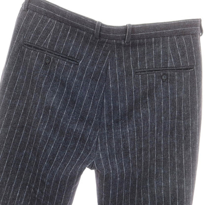 【中古】チルコロ1901 CIRCOLO 1901 ジャージーコットン ストライプ スラックスパンツ ネイビー【 52 】【 状態ランクD 】【 メンズ 】