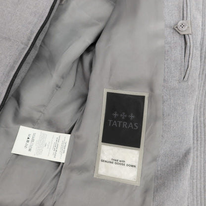 【中古】タトラス TATRAS ウール ダウンジャケット ライトグレー【 1 】【 状態ランクD 】【 メンズ 】