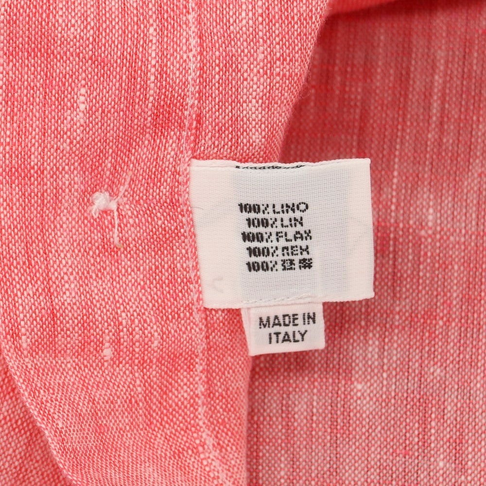 【中古】ケイケイシャツ K-K shirt リネン ワイドカラー カジュアルシャツ ピンク【 36 】【 状態ランクB 】【 メンズ 】
