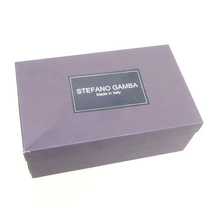 【中古】ステファノガンバ STEFANO GAMBA パイソン型押しレザー ドライビングシューズ ネイビー【 39 】【 状態ランクC 】【 メンズ 】
