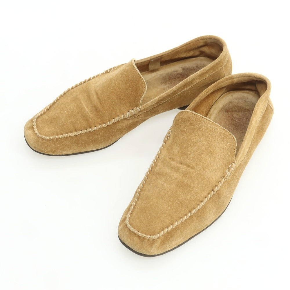 【中古】ディメッラ DI MELLA スエード ローファー ベージュ【 6 1/2 】【 状態ランクC 】【 メンズ 】