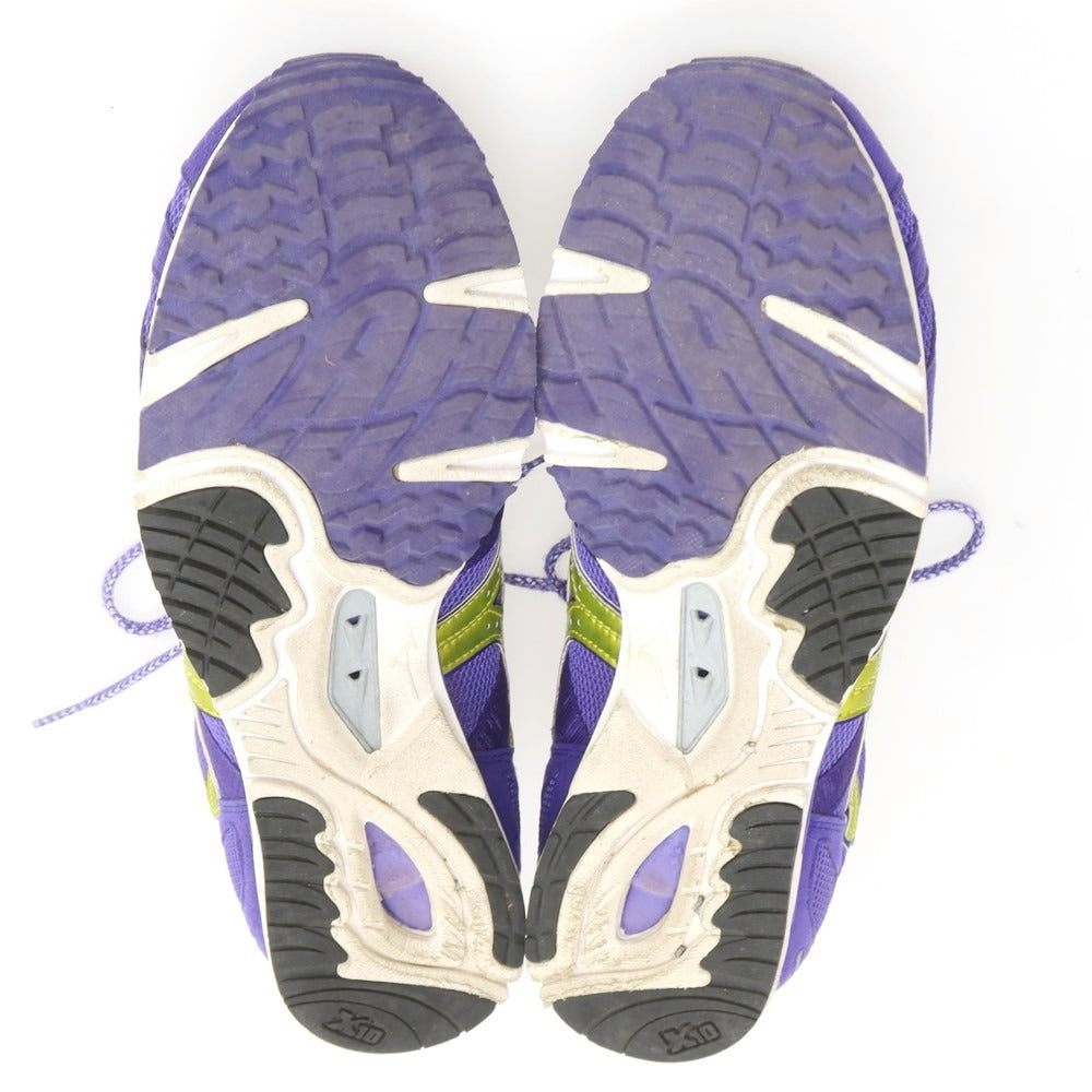 【中古】ミズノ Mizuno MizunoのWAVE KUDOS RW-1 ランニング スニーカー パープル【 24.5cm 】【 状態ランクC 】【 メンズ 】[DPD]