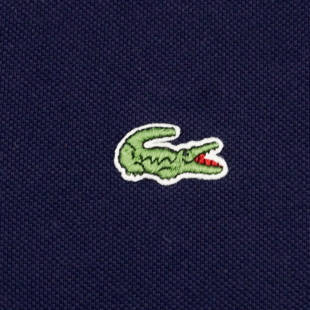 【中古】ラコステ LACOSTE コットン 鹿の子 半袖ポロシャツ パープルネイビー【 1 】【 状態ランクB 】【 メンズ 】