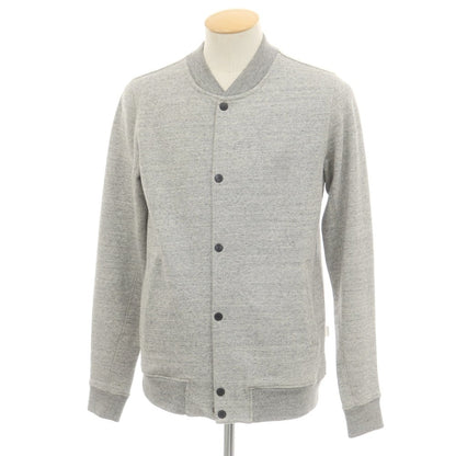 【中古】サタデーズサーフニューヨーク SATURDAYS SURF NYC スウェット スタジャン ブルゾン メランジグレー【 XS 】【 状態ランクC 】【 メンズ 】