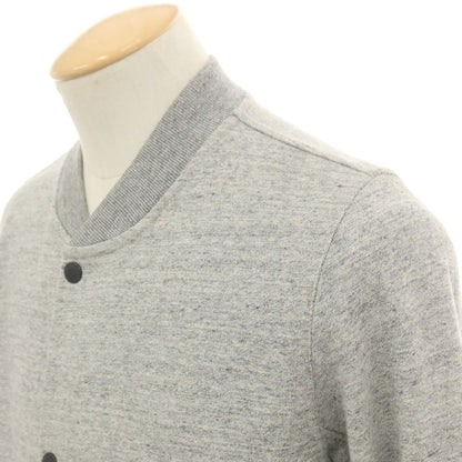 【中古】サタデーズサーフニューヨーク SATURDAYS SURF NYC スウェット スタジャン ブルゾン メランジグレー【 XS 】【 状態ランクC 】【 メンズ 】