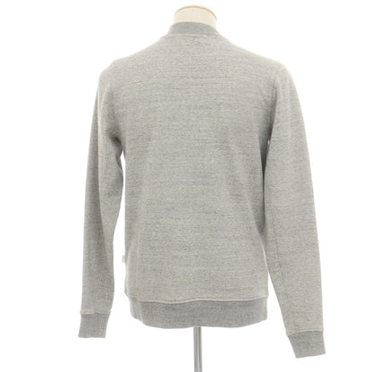 【中古】サタデーズサーフニューヨーク SATURDAYS SURF NYC スウェット スタジャン ブルゾン メランジグレー【 XS 】【 状態ランクC 】【 メンズ 】