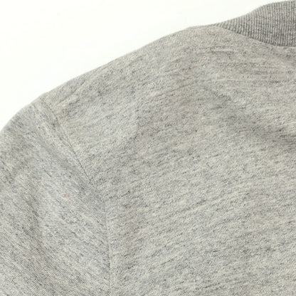 【中古】サタデーズサーフニューヨーク SATURDAYS SURF NYC スウェット スタジャン ブルゾン メランジグレー【 XS 】【 状態ランクC 】【 メンズ 】