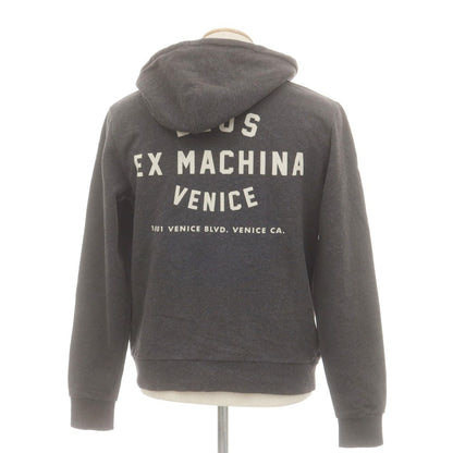 【中古】デウス エクス マキナ Deus Ex Machina コットン スウェット ダブルジップ パーカー ダークグレー【 S 】【 状態ランクB 】【 メンズ 】