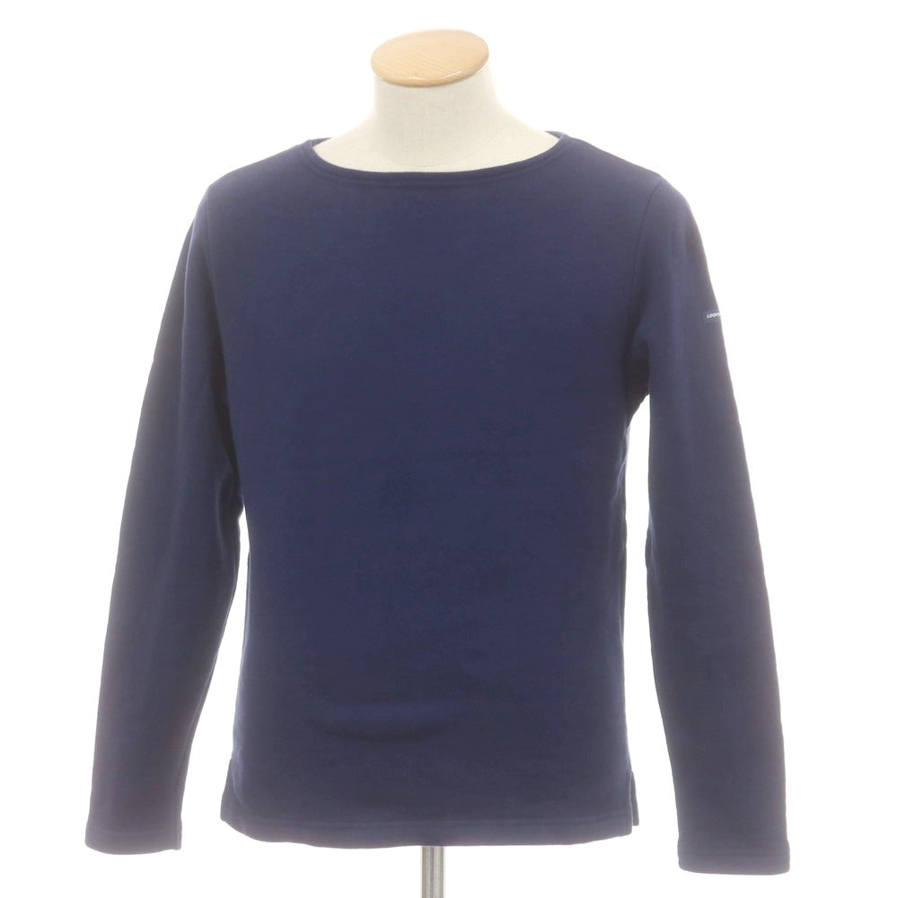 【中古】ループウィラー LOOPWHEELER BEAMS PLUS別注 コットン ボートネック スウェット ネイビー【 S 】【 状態ランクB 】【 メンズ 】