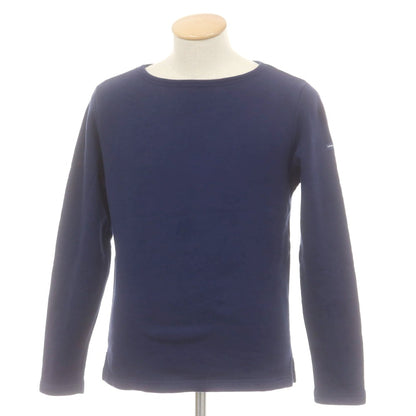 【中古】ループウィラー LOOPWHEELER BEAMS PLUS別注 コットン ボートネック スウェット ネイビー【 S 】【 状態ランクB 】【 メンズ 】