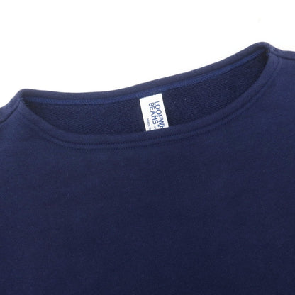 【中古】ループウィラー LOOPWHEELER BEAMS PLUS別注 コットン ボートネック スウェット ネイビー【 S 】【 状態ランクB 】【 メンズ 】