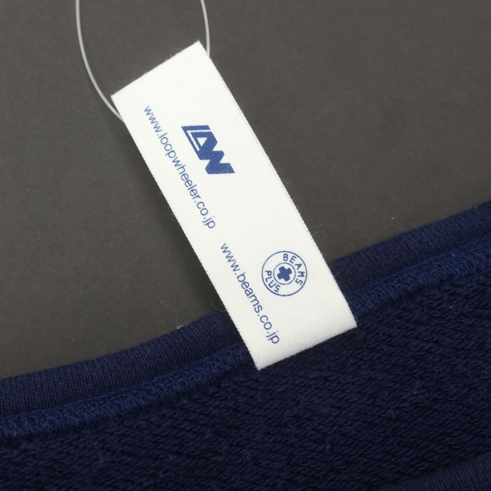 【中古】ループウィラー LOOPWHEELER BEAMS PLUS別注 コットン ボートネック スウェット ネイビー【 S 】【 状態ランクB 】【 メンズ 】
