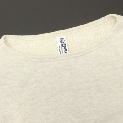 【中古】ループウィラー LOOPWHEELER BEAMS PLUS別注 コットン ボートネック スウェット オートミール【 S 】【 状態ランクC 】【 メンズ 】