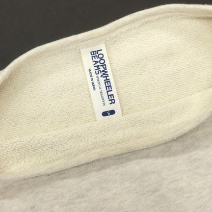 【中古】ループウィラー LOOPWHEELER BEAMS PLUS別注 コットン ボートネック スウェット オートミール【 S 】【 状態ランクC 】【 メンズ 】