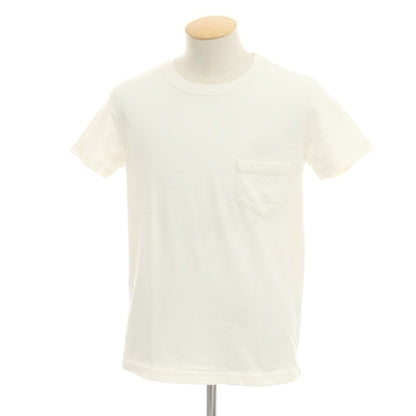 【中古】レミレリーフ REMI RELIEF コットン クルーネック 半袖 ポケットTシャツ ホワイト【 S 】【 状態ランクA 】【 メンズ 】