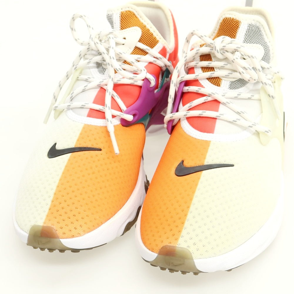 【中古】ナイキ NIKE BEAMS別注 REACT PRESTO スニーカー オレンジxホワイト【 26.5cm 】【 状態ランクB 】【 メンズ 】