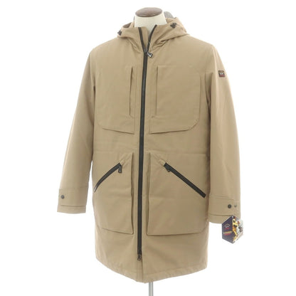 【中古】【未使用】ポールアンドシャーク PAUL&amp;SHARK TYPHOON20000 ポリエステル 中綿 フーデッドコート ダークベージュ【 L 】【 状態ランクS 】【 メンズ 】