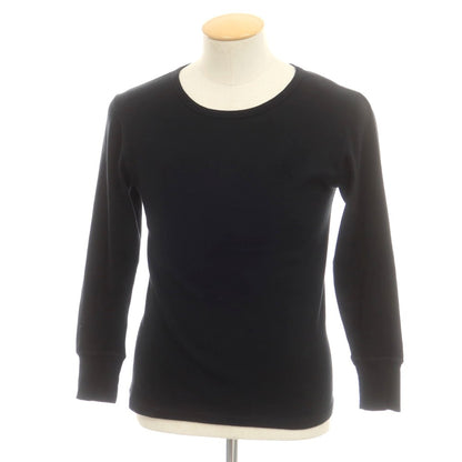 【中古】ルトロワ Letroyes コットン クルーネック 長袖Tシャツ ブラック【 S 】【 状態ランクC 】【 メンズ 】