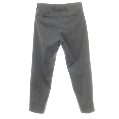 【中古】ビームスエフ BEAMS F ウールポリエステル イージースラックスパンツ グレー【 46 】【 状態ランクC 】【 メンズ 】