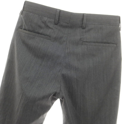【中古】ビームスエフ BEAMS F ウールポリエステル イージースラックスパンツ グレー【 46 】【 状態ランクC 】【 メンズ 】