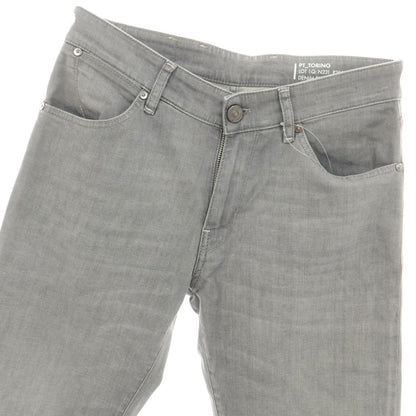 【中古】ピーティートリノ デニム PT TORINO DENIM SWING ストレッチ コットン ジーンズ デニムパンツ グレー【 31 】【 状態ランクB 】【 メンズ 】