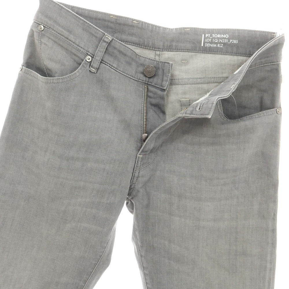 【中古】ピーティートリノ デニム PT TORINO DENIM SWING ストレッチ コットン ジーンズ デニムパンツ グレー【 31 】【 状態ランクB 】【 メンズ 】
