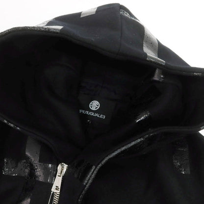 【中古】ウノピュウノウグァーレトレ 1piu1uguale3 ウール フーデッドコート ブラック【 4 】【 状態ランクA 】【 メンズ 】